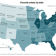 Illustration for article titled That Other Map Was Wrong. This Is Your States iReal/i Favorite Music